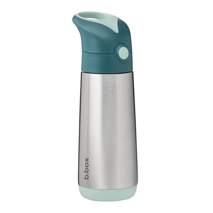Thermos drinkfles met rietje 500ml Emerald Forest 