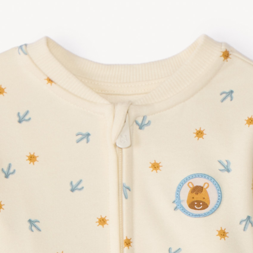 Ensemble 3 pièces motif cheval pour bébé garçon 