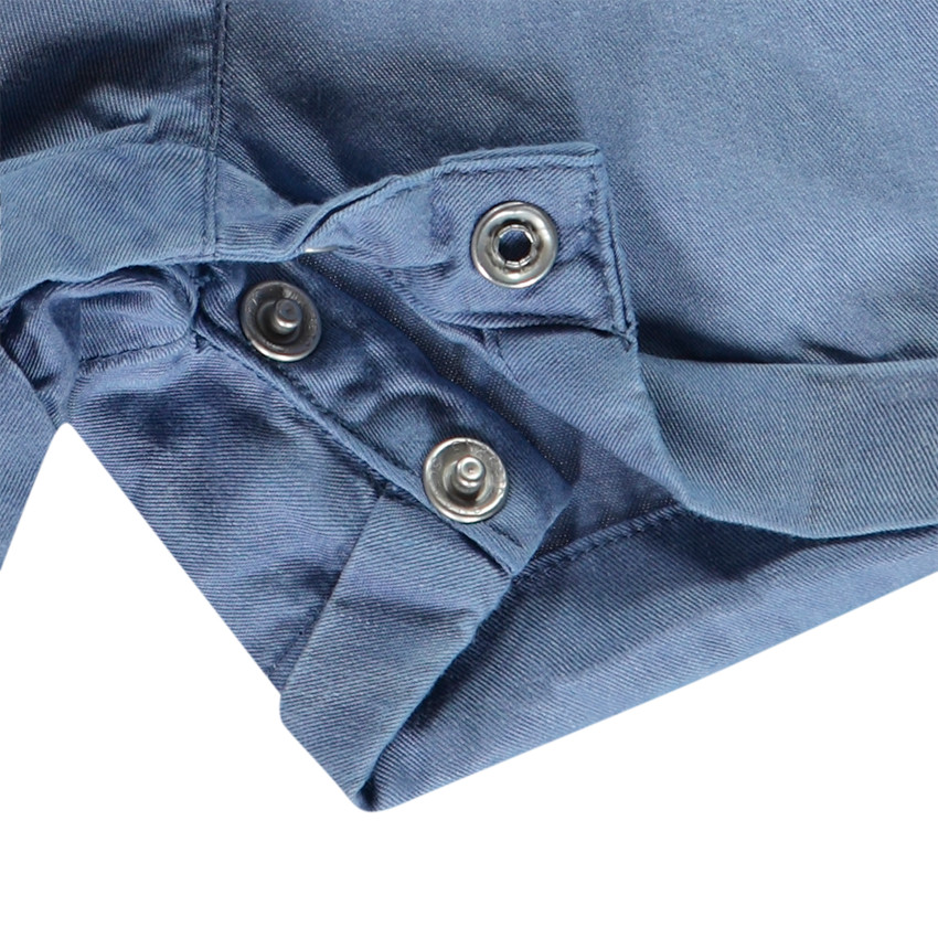 Korte jumpsuit met geborduurde bloem voor meisjes 