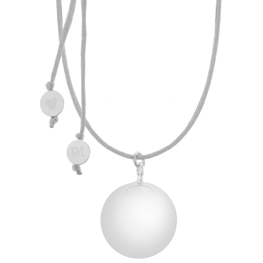 Bola collier de grossesse Sofie grey round 