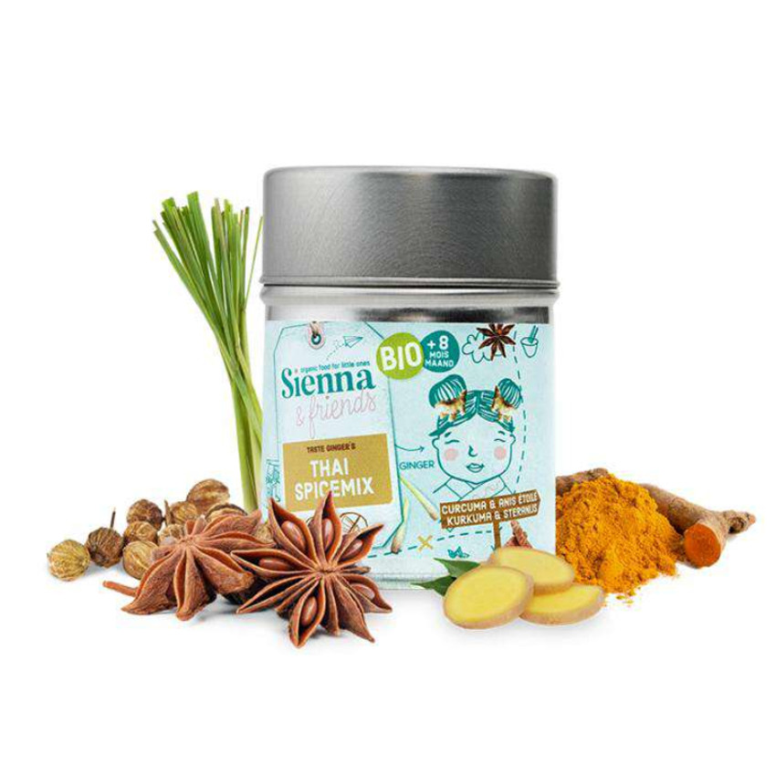 Mélange d'Epices Thaï Bio 39gr - A partir de 8 mois 