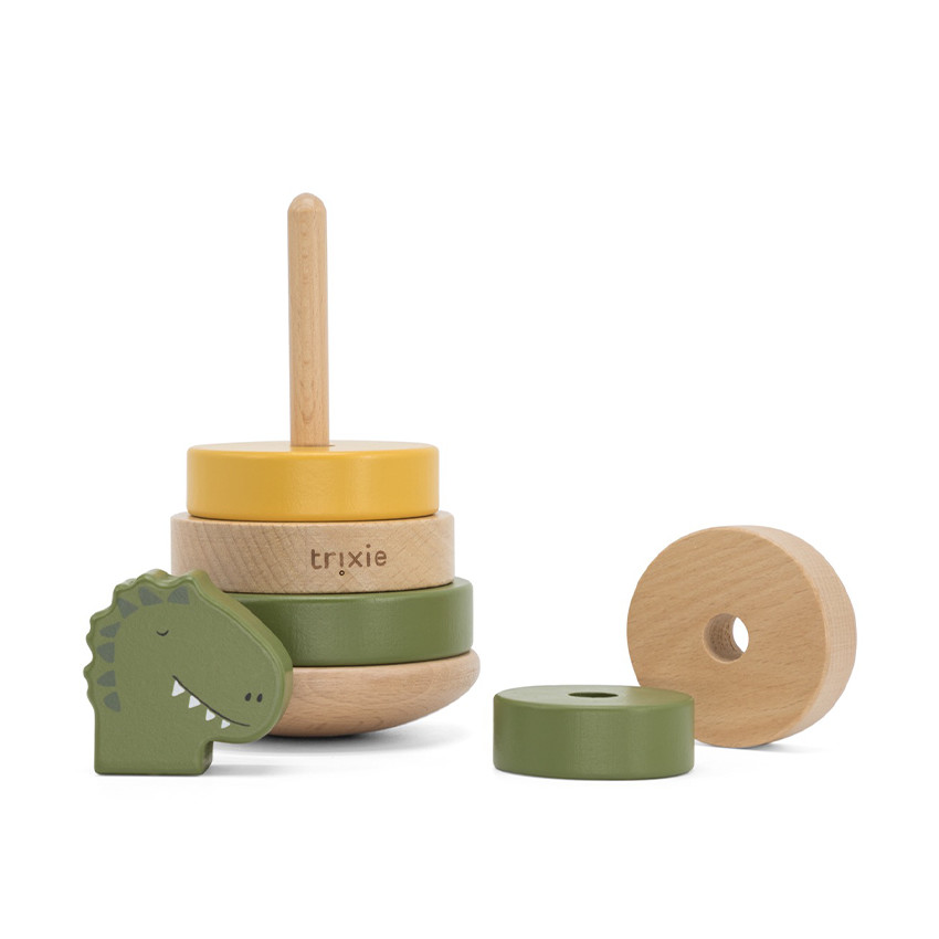 Tour à empiler en bois Mr. Dino 