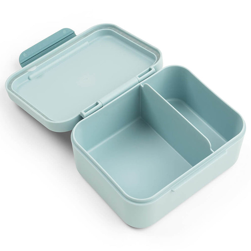 Snackbox avec piques snack Tiny Farm Bleu 