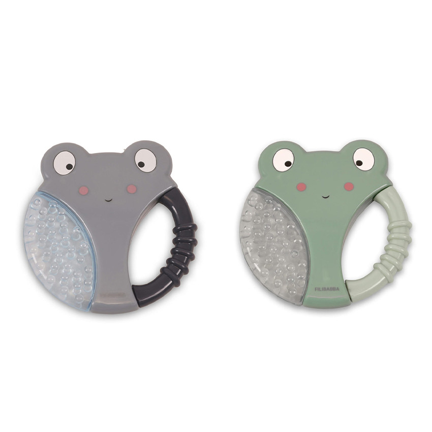 Lot de 2 anneau de dentition réfrigérés grenouilles 