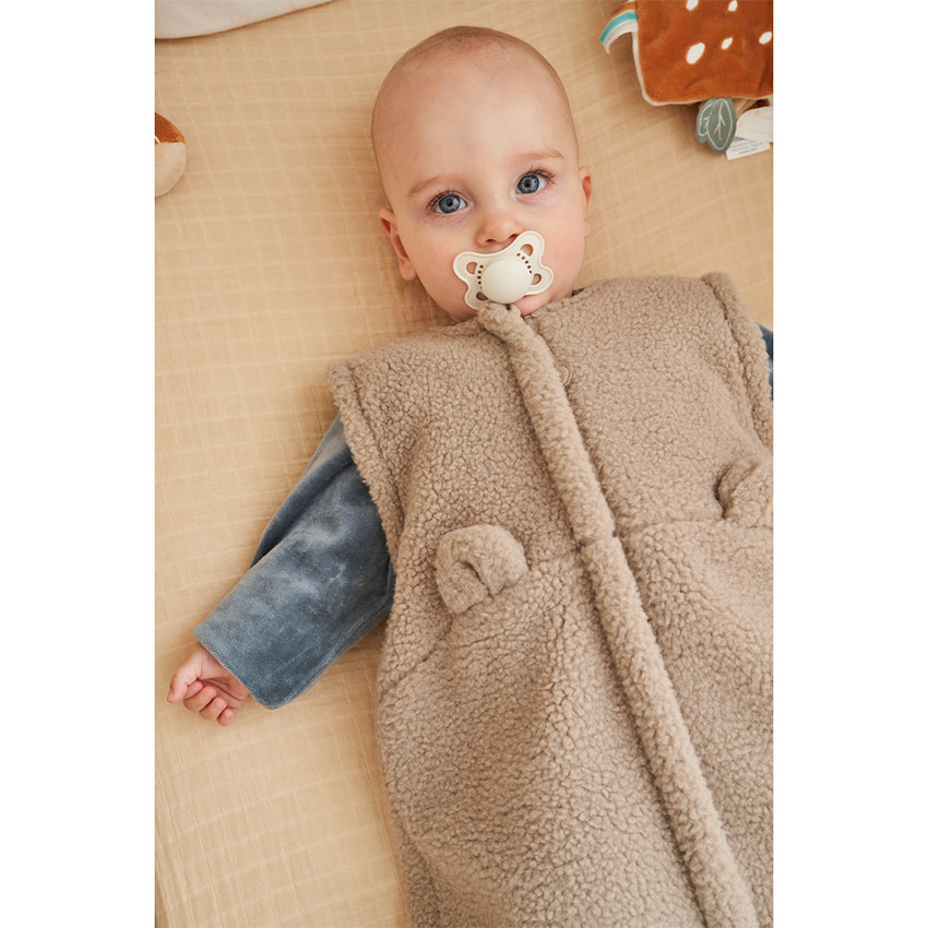 Gigoteuse M&M manches amovibles 70cm Beige  