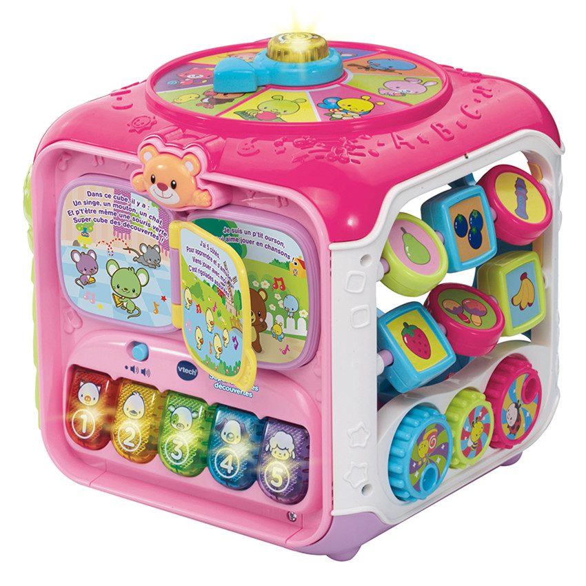 Super cube des découvertes rose 