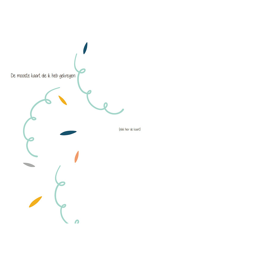 Livre d'anniversaire "Texte Néerlandais" Menthe 