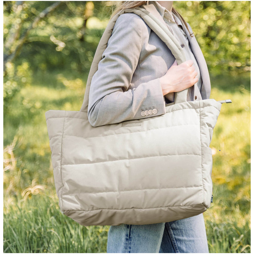 Sac à langer fourre-tout matelassé Sable 