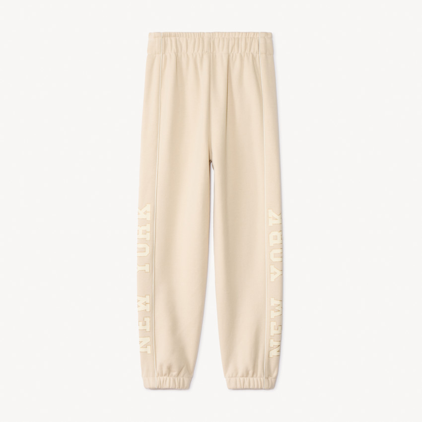 Jogging en molleton printé et pailleté pour fille 