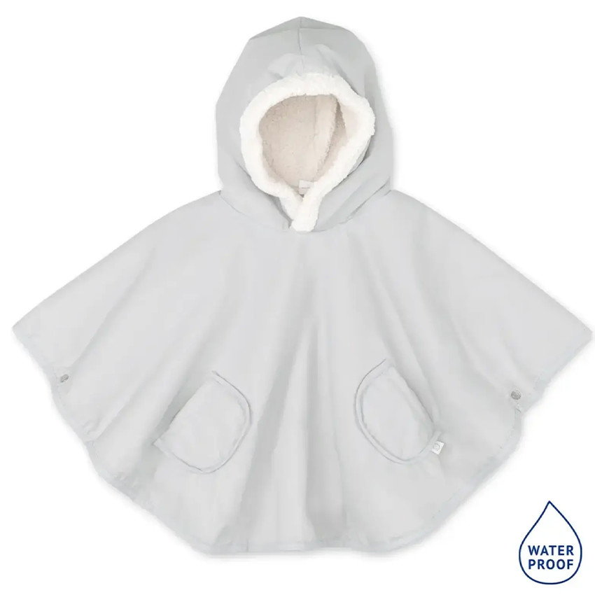 Poncho de voyage waterproof teddy+coated- 9/36M- Plum 