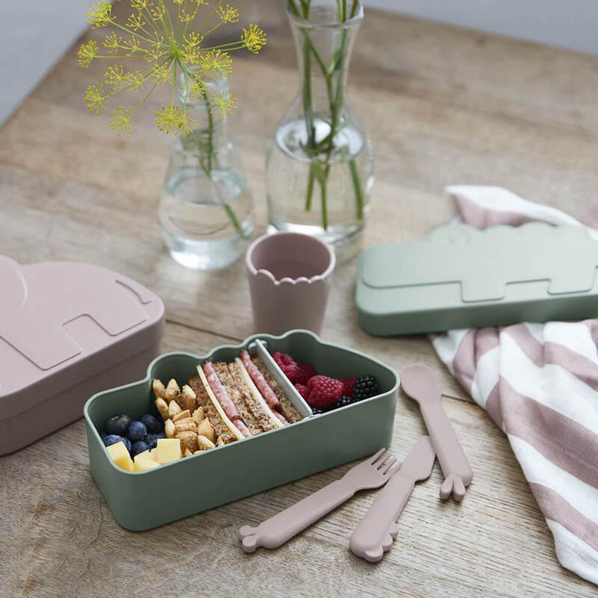 Lunchbox Kiddish - Croco Green 
