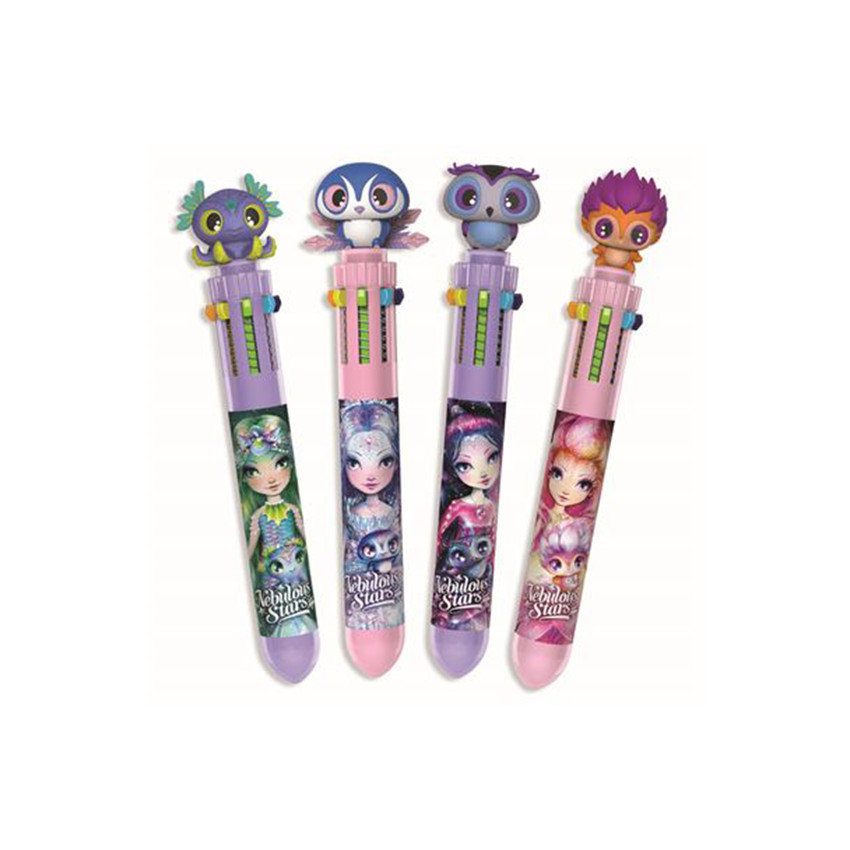 Stylo à bille 10 couleurs (modèle aléatoire) 