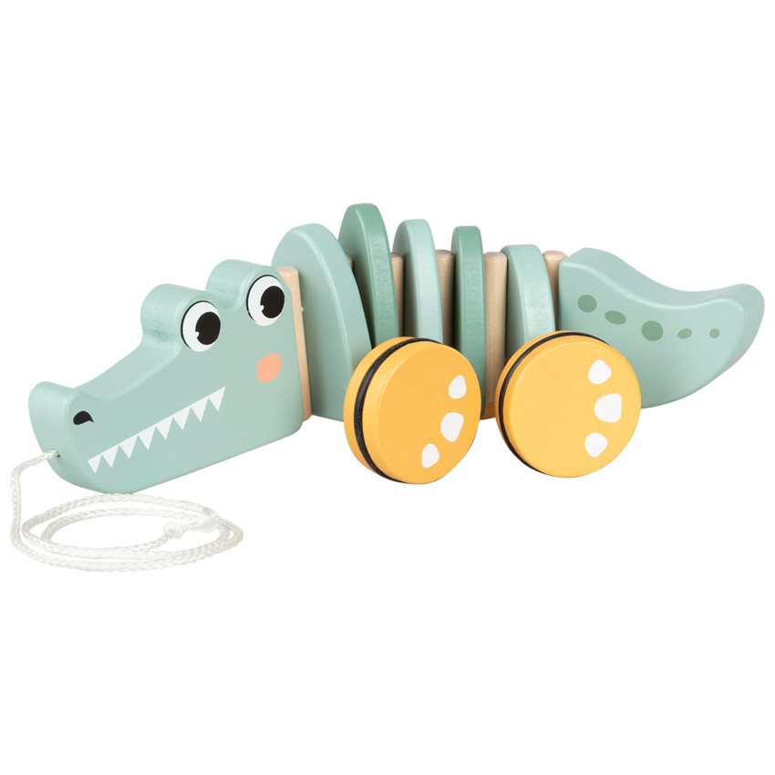 Crocodile à tirer - Multicolore 