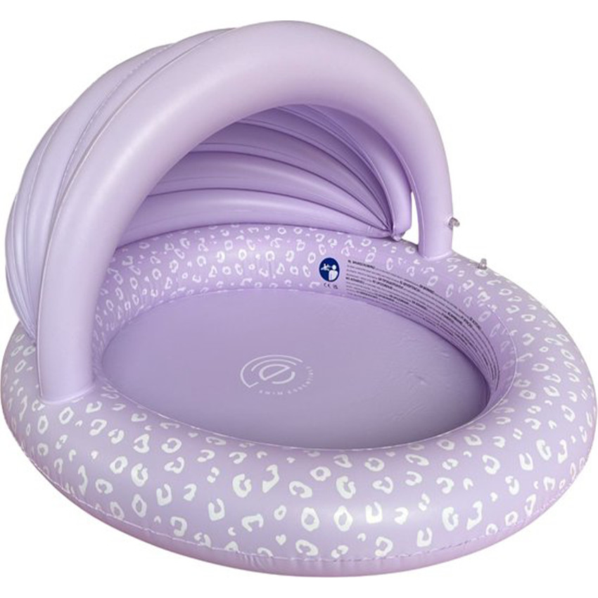 Piscine gonflable avec Pare-Soleil imprimé Panthère Lilas Ø 100 cm  