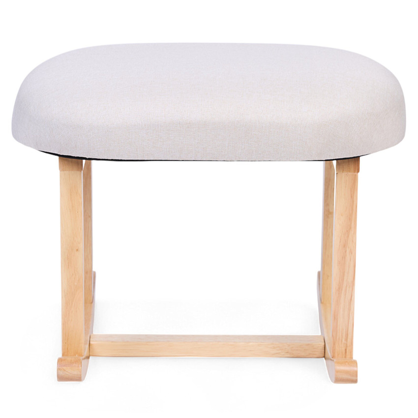 Voetensteun voor rocking chair Linnen Beige 
