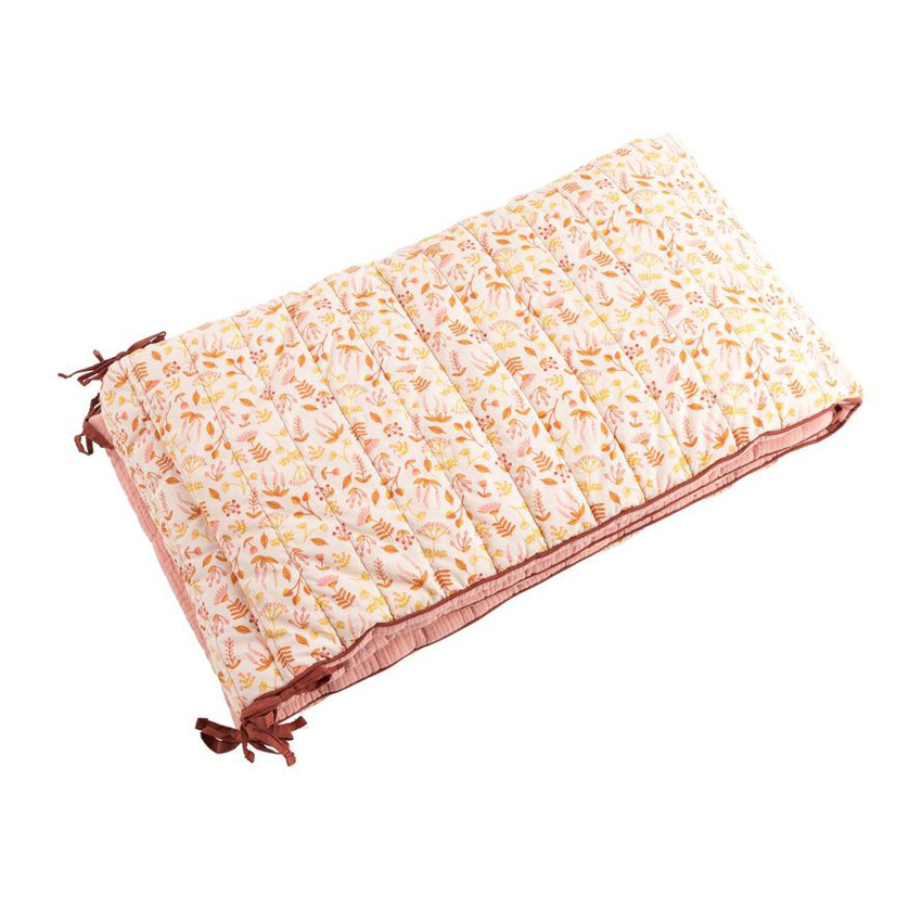 Tour de lit Esmée - Jaune/Rose 