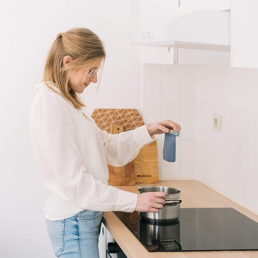 Set van 2 Herbruikbaar Bewaarzakken Yummy Bag 230ML Denim 