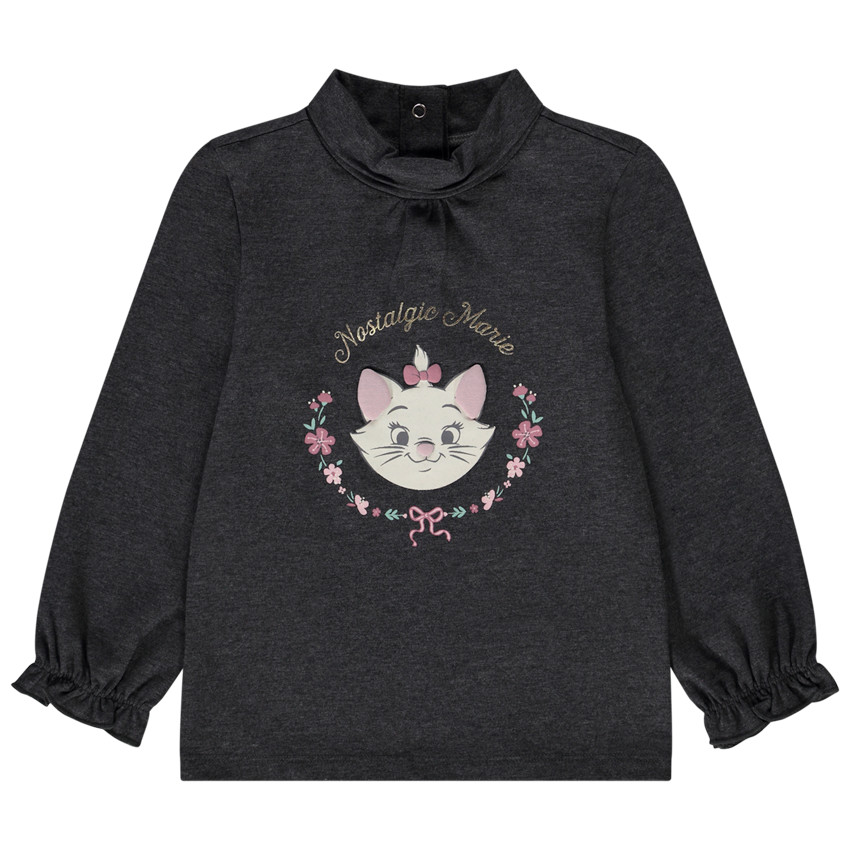 Sous-pull col cheminée print Marie Disney pour bébé fille 