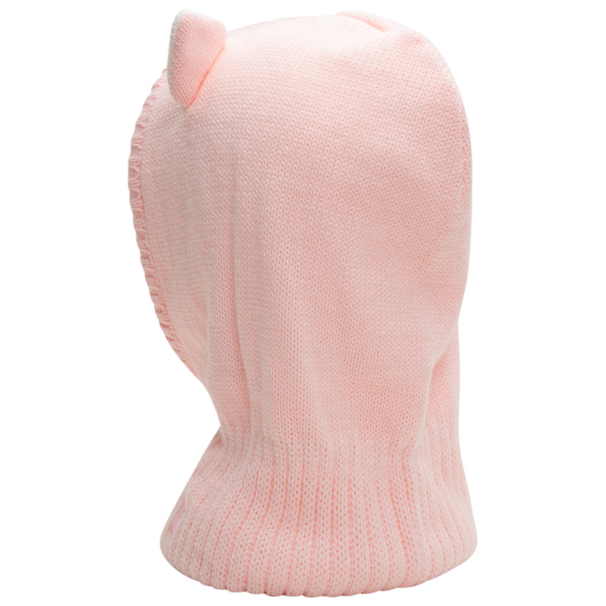 Bivakmuts van tricot met reliëforen 