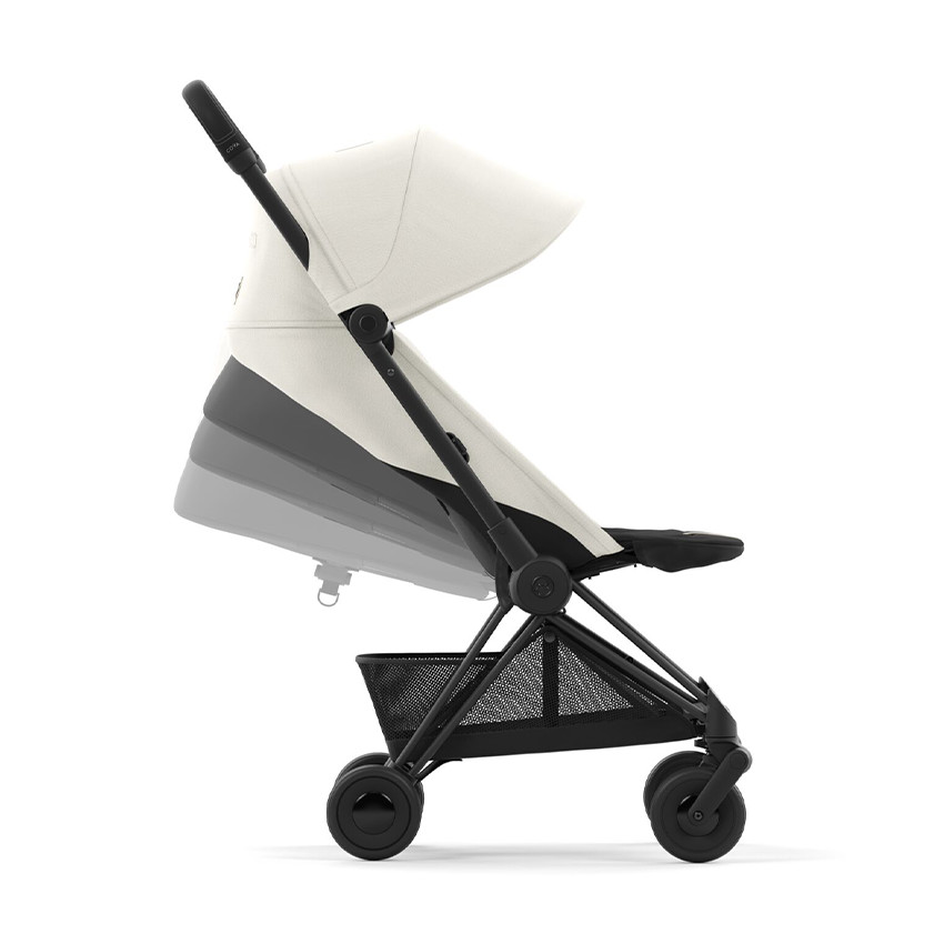 Wandelwagen buggy ultra compact COYA Matt Black/Off White 