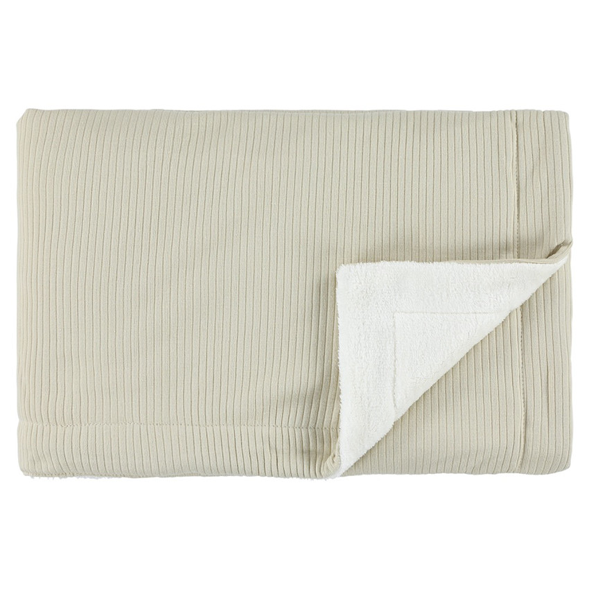 Couverture polaire berceau 75x100cm Breeze Sand 