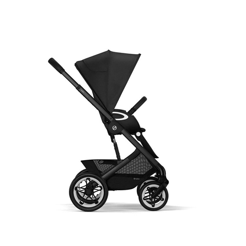 Poussette Talos S Lux Châssis Noir - Moon Black 