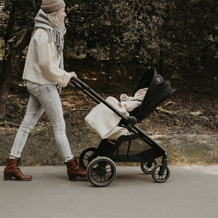 Couverture Teddy multifonctionnelle 95x75cm Off White  