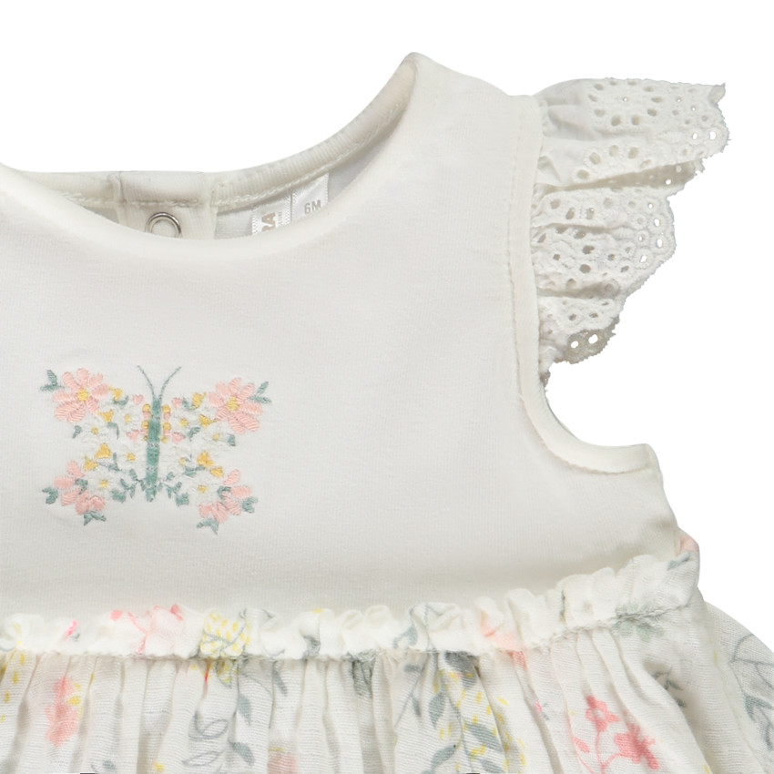 Tweedelig Set Met Bloemenprint Voor Baby Meisje 