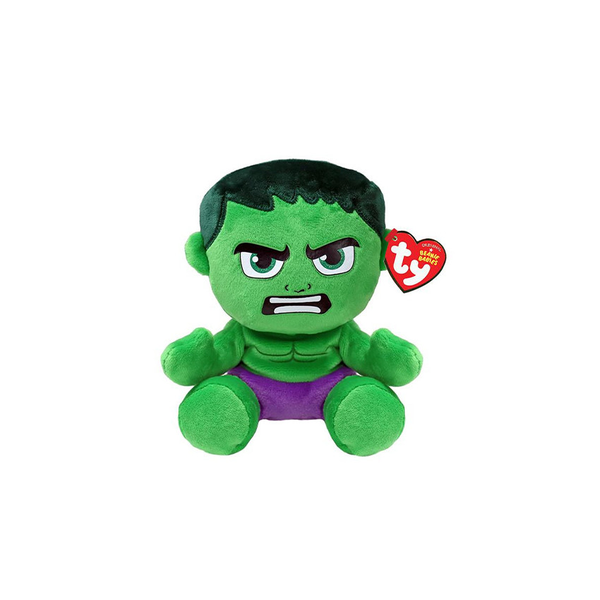 Peluche Beanie Babies Marvel 15 cm Hulk 
