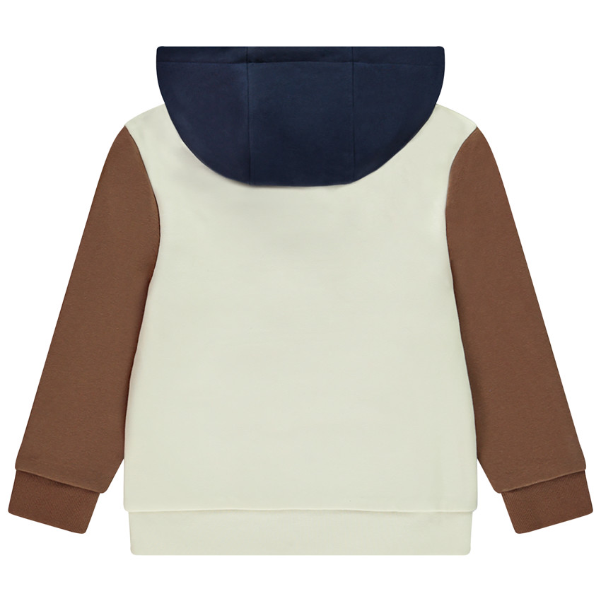 Sweat effet color block avec motif en relief pour garçon 