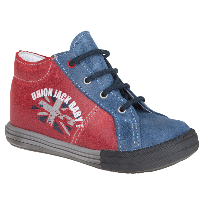 Laarsjes in leder veters inzetstuk 