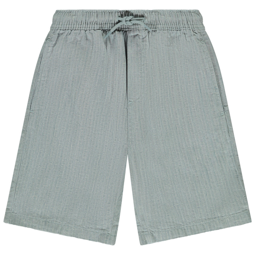 Bermuda en toile fantaisie pour garçon 