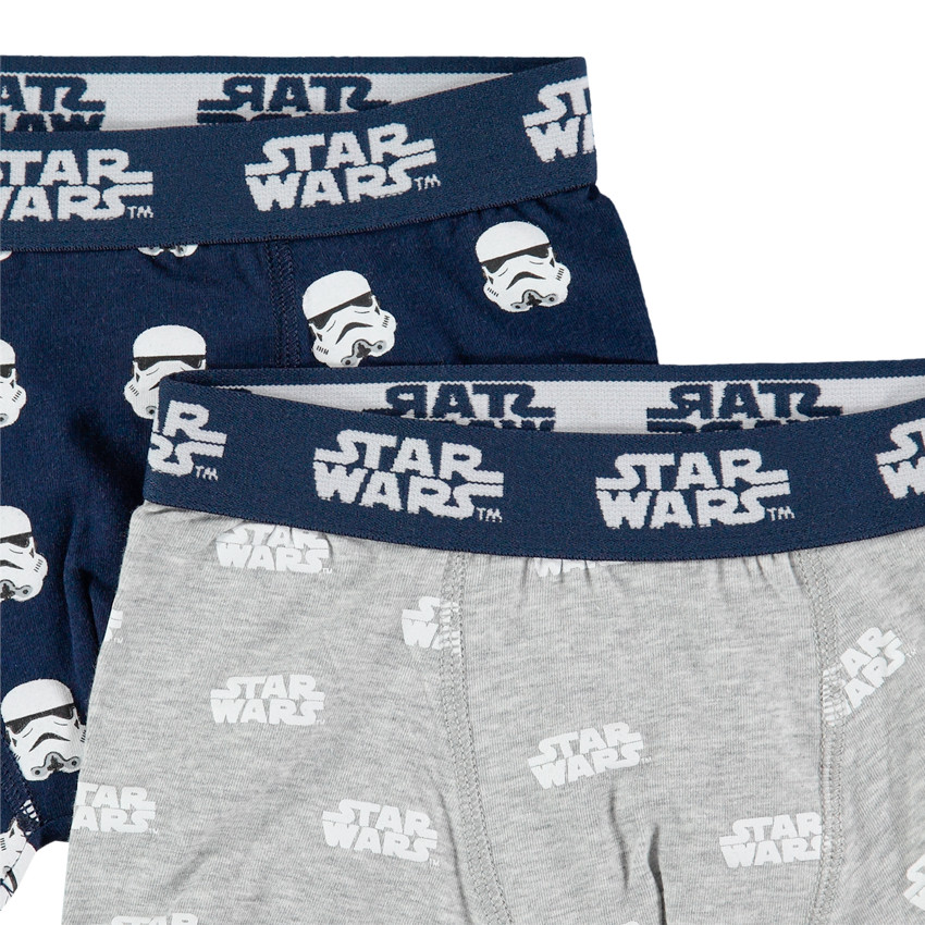 Lot de 2 boxers print Star Wars Disney pour garçon 