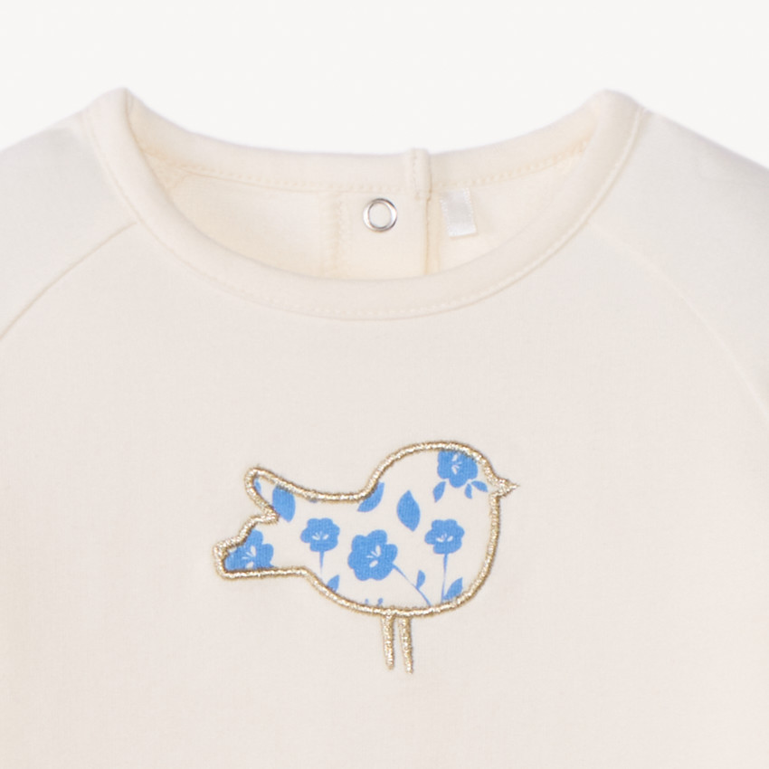 Ensemble 2 pièces avec caleçon rayé pour bébé fille 