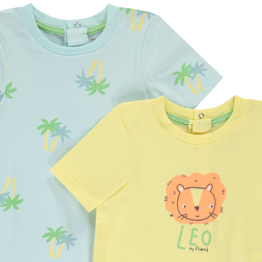 Set van 4 fantasie combishorts voor jongens 