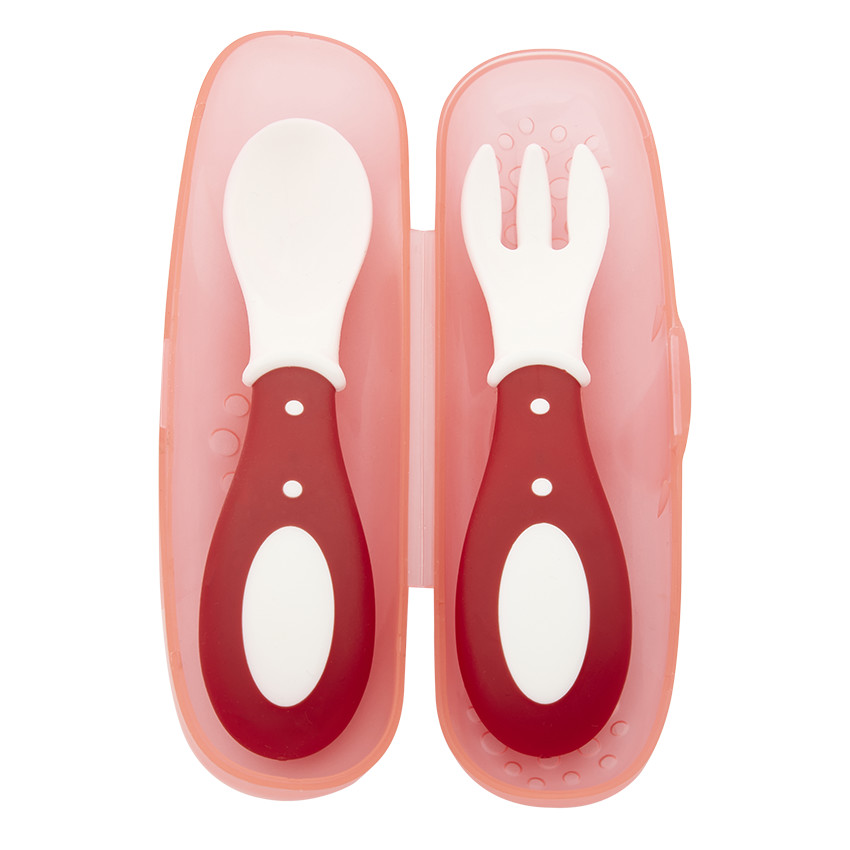 Lot de 2 couverts nomades Yummix rose 