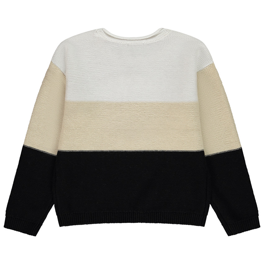 Trui met colour block effect en magische pailletten voor meisjes 