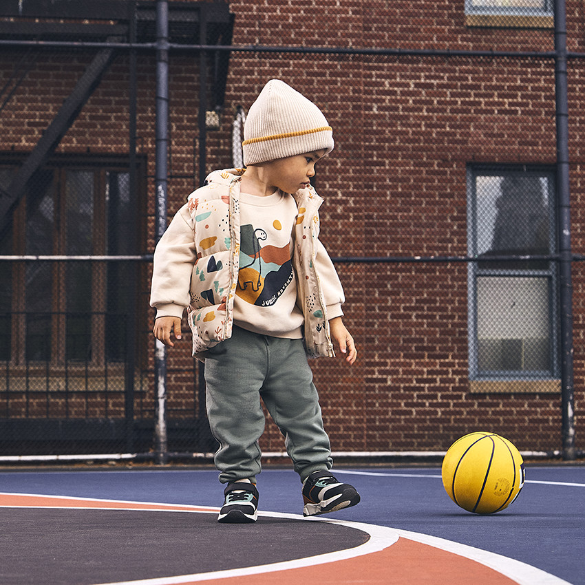 Sweat oversize puff print dinosaure pour bébé garçon 