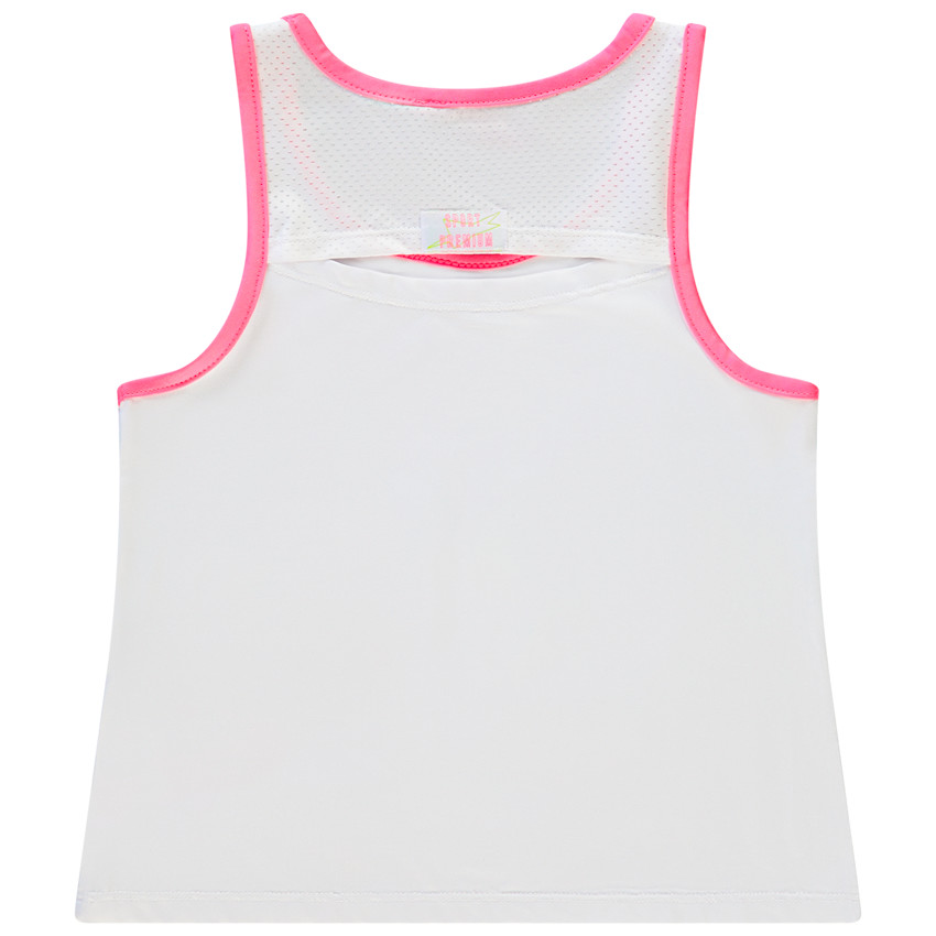 Débardeur de sport + mesh pour fille 