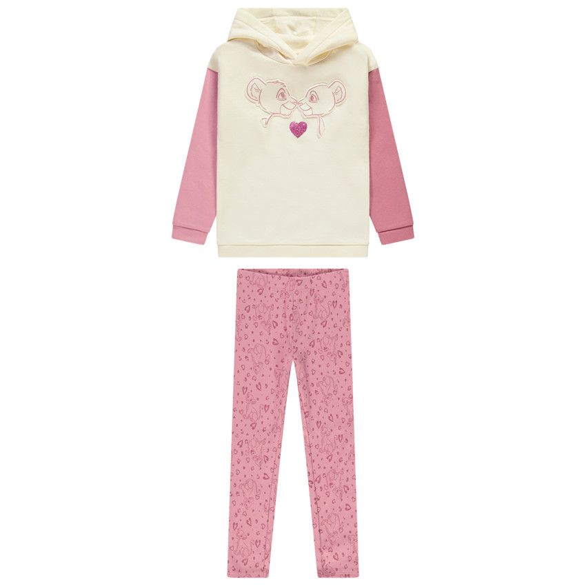 Ensemble jogging molleton Le Roi Lion Disney pour fille 