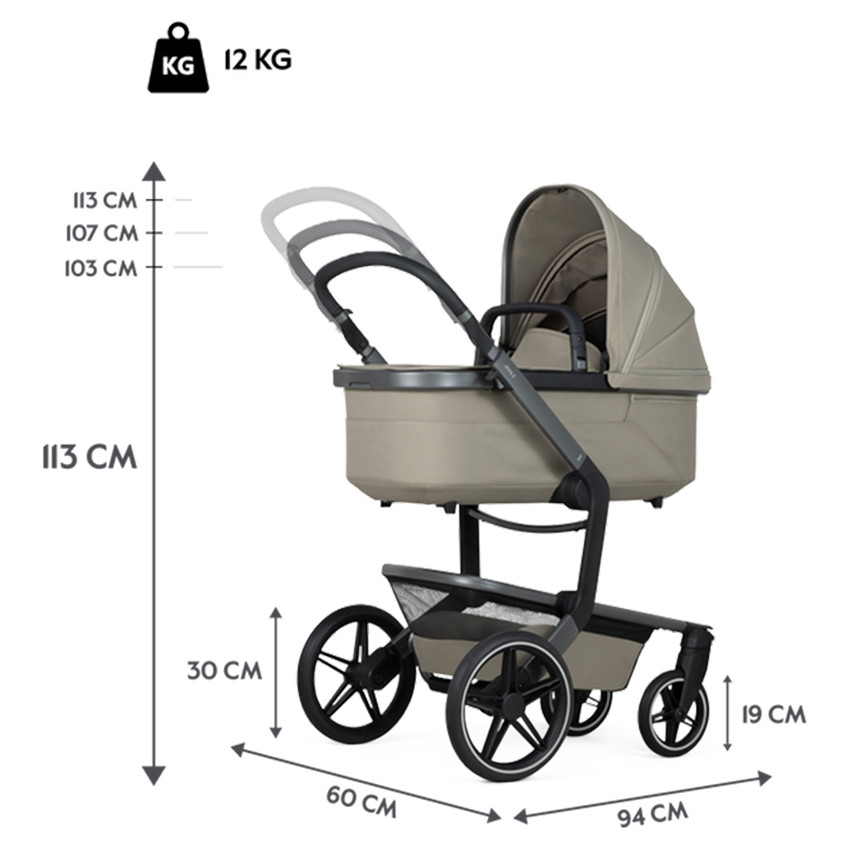 Poussette Day5 3-en-1 Sage Green 