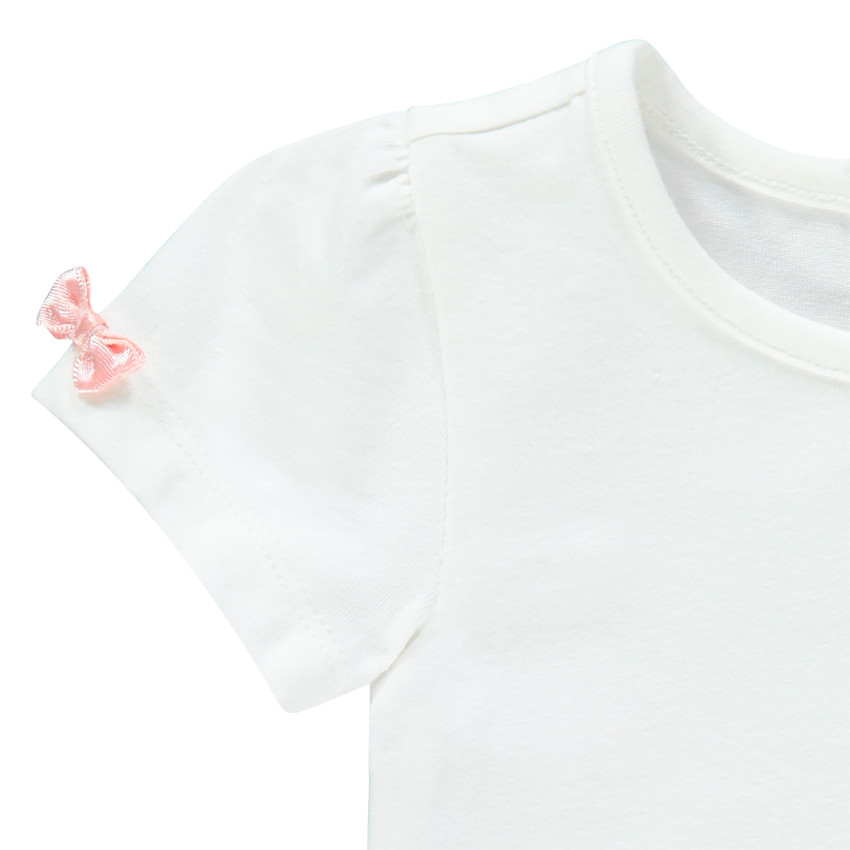 Body manches courtes uni à noeuds 