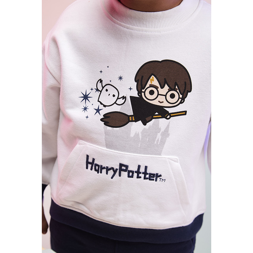 Sweater van molton met Warner Harry Potter-afbeelding voor babyjongens 
