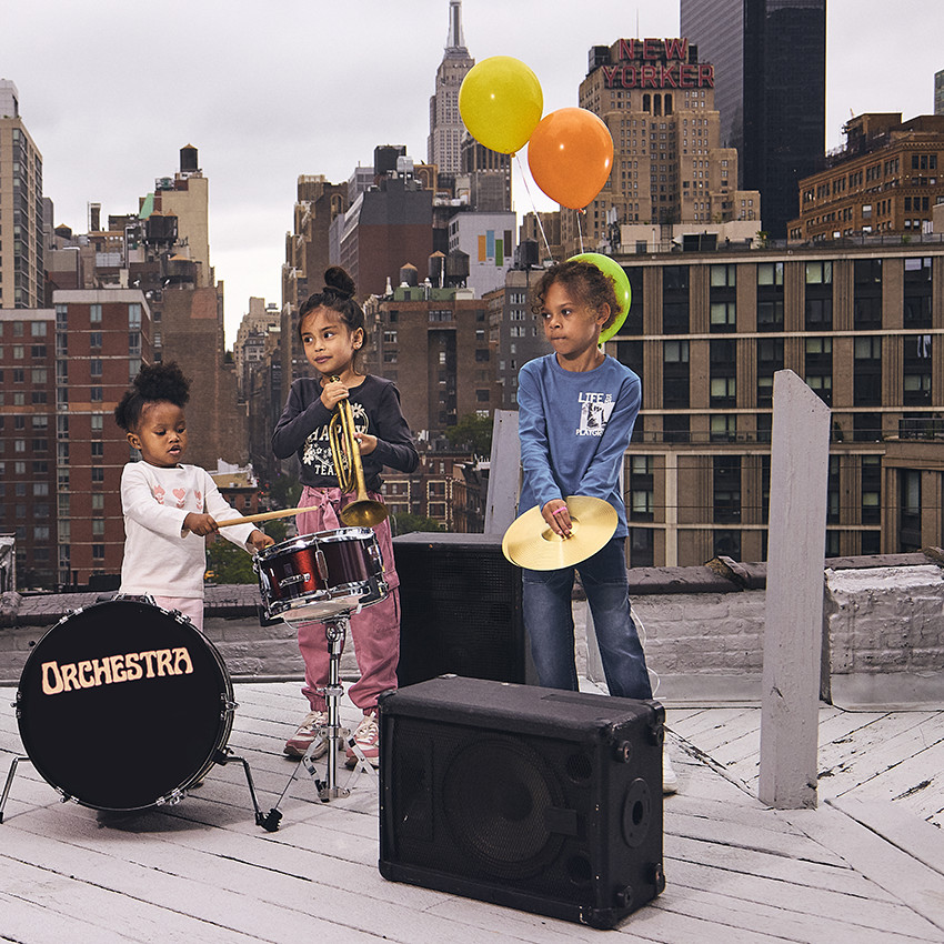 Lange mouwen T-shirt met fantasieprint voor meisjes 