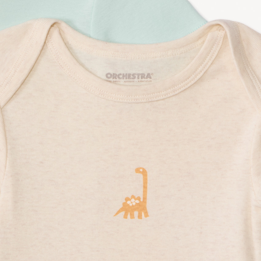 Lot de 5 bodies manches courtes printés pour bébé garçon 