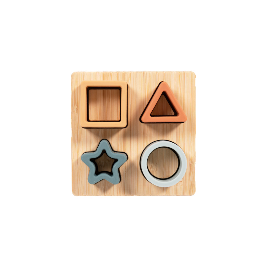 Jeu trieur de formes en bambou Shape Cool 