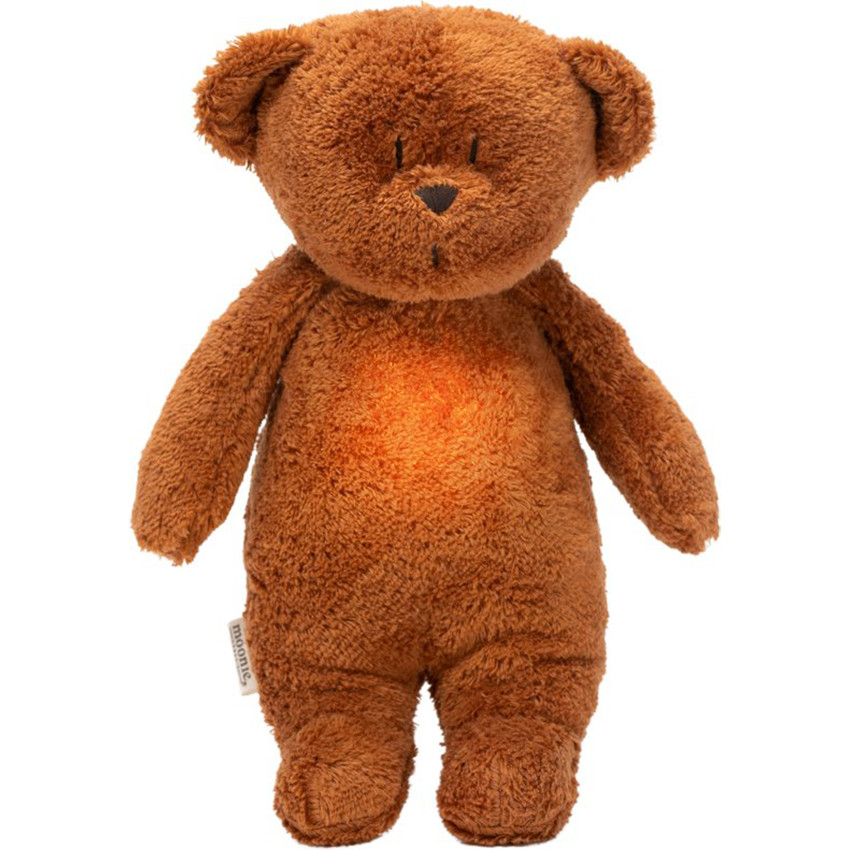 Teddybeer nachtlamp Sound & Light Karamel 
