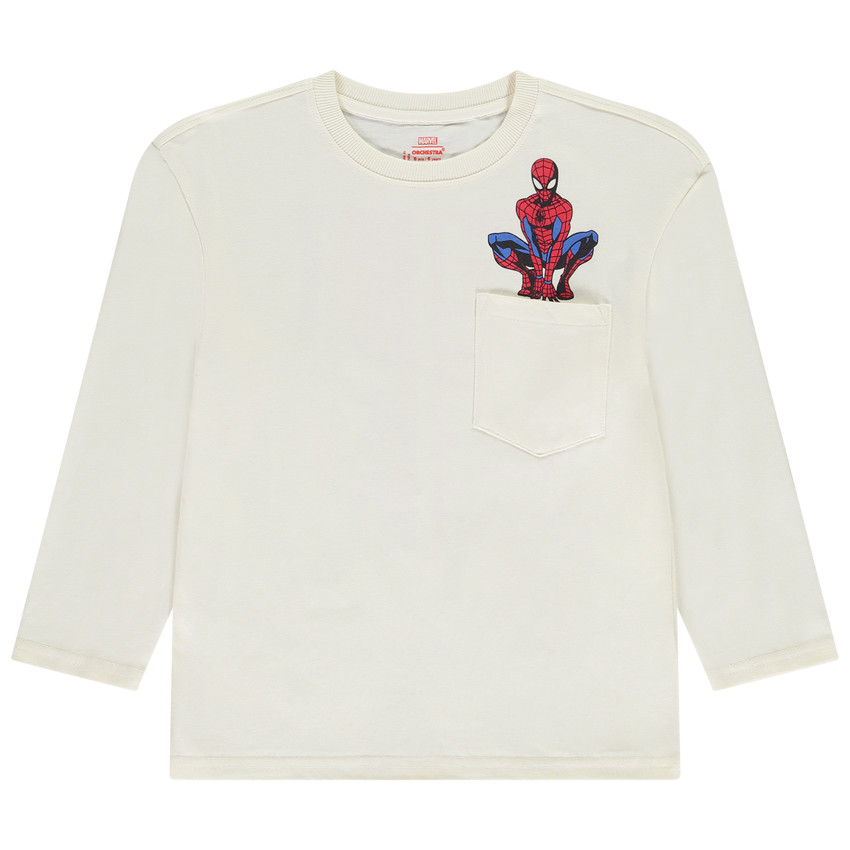 T-shirt manches longues Spider-Man Marvel pour garçon 