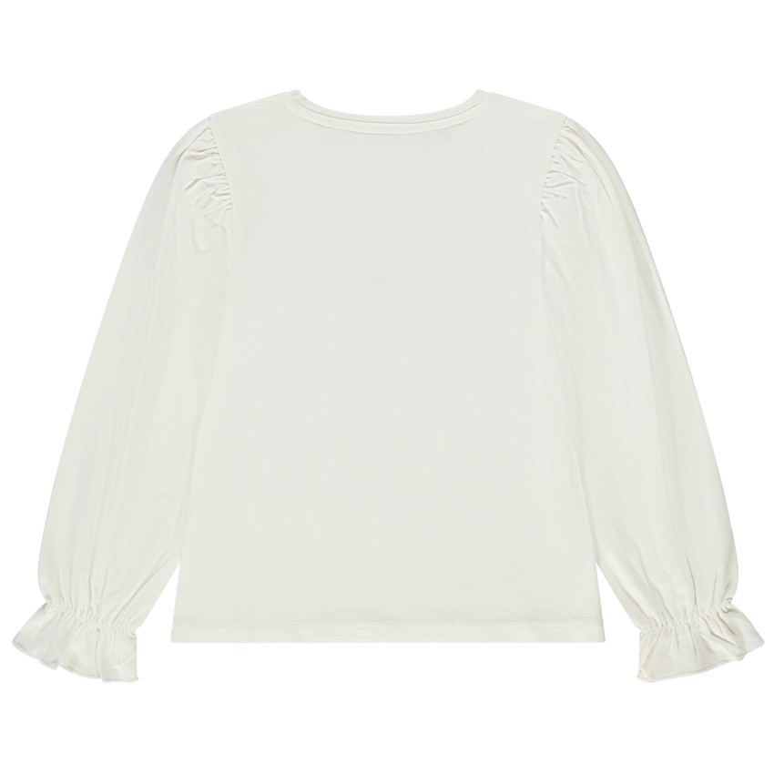 T-shirt met lange mouwen in jersey met fantasieprint voor meisjes 