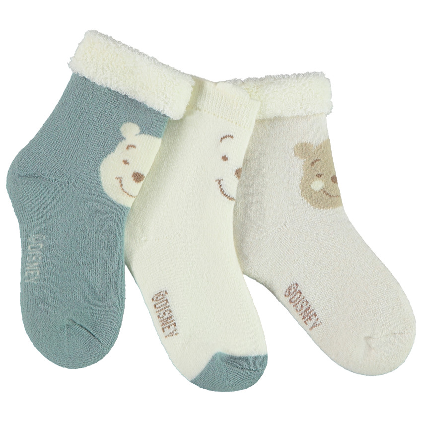 Lot de 3 paires de chaussettes Winnie Disney pour bébé garçon 